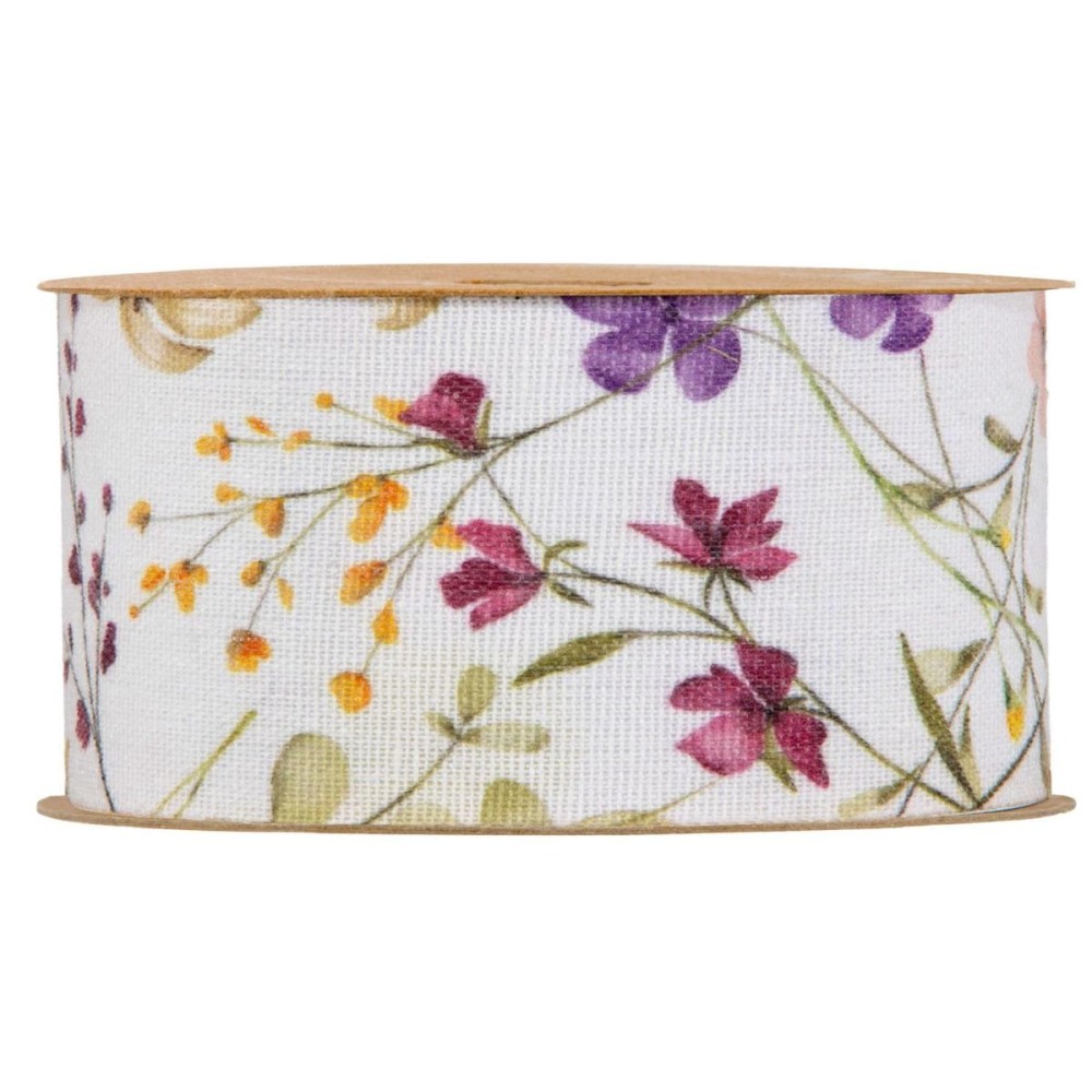 NASTRO SPRING FLOWERS MM60X10MT